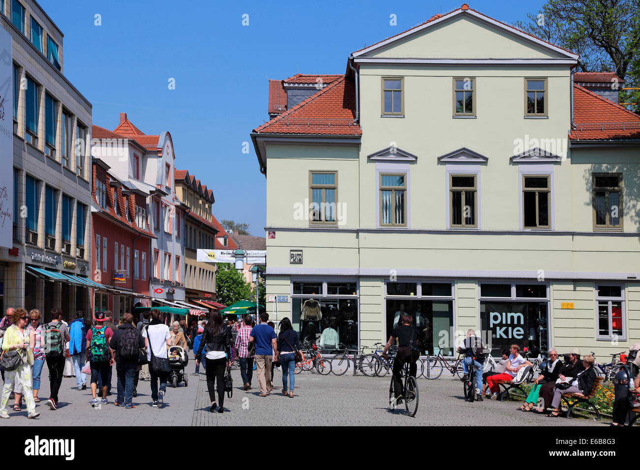 Weimar Thuringia Theatre Theater Square Stock Photo