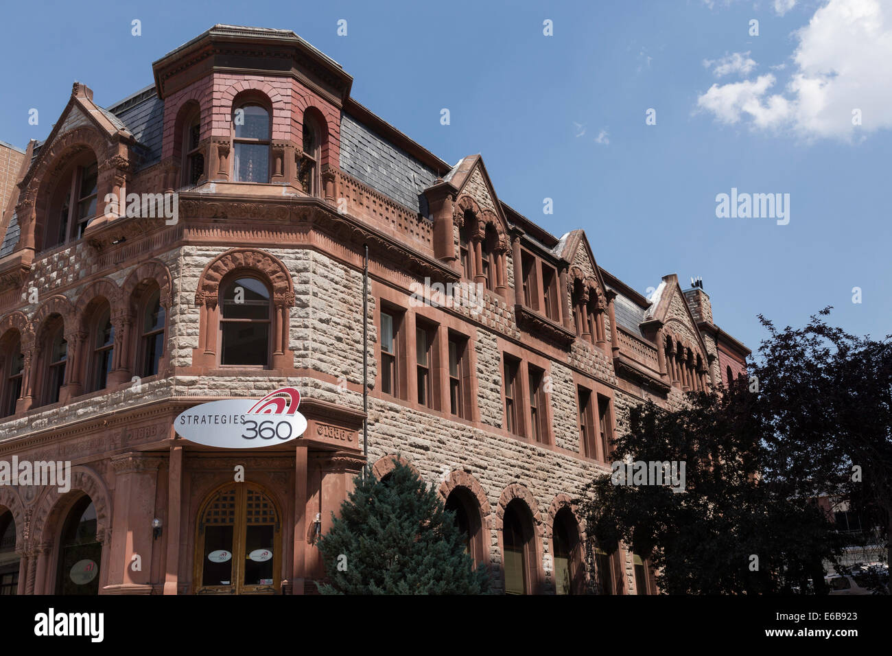 Last Chance Gulch Pedestrian Mall, Helena, Montana Stock Photo Alamy