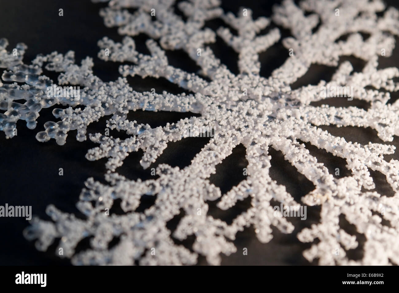abstract background with artificial snowflakes Stock Photo - Alamy