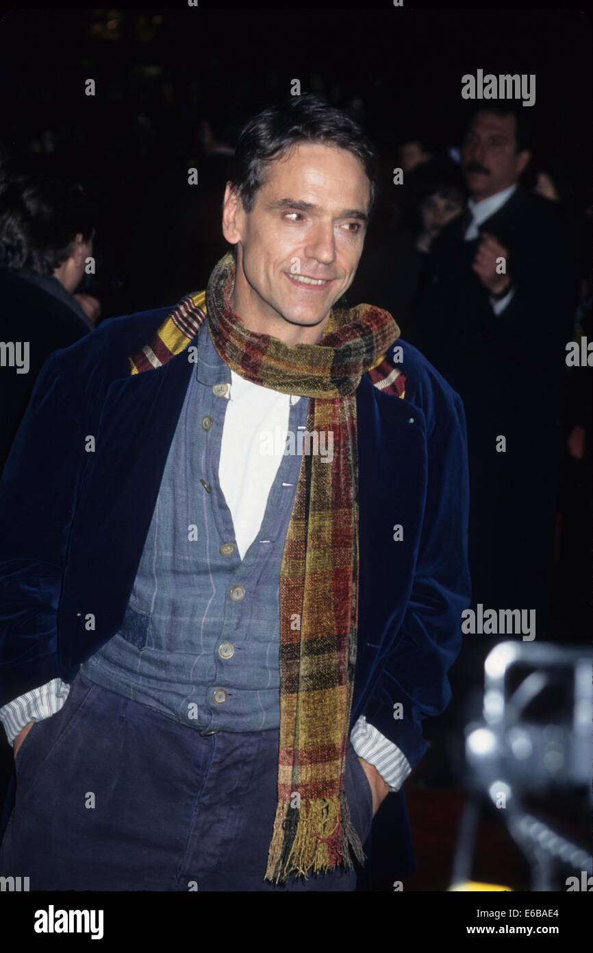 JEREMY IRONS at The man in the Iron Mask premiere at Ziegfeld theatre