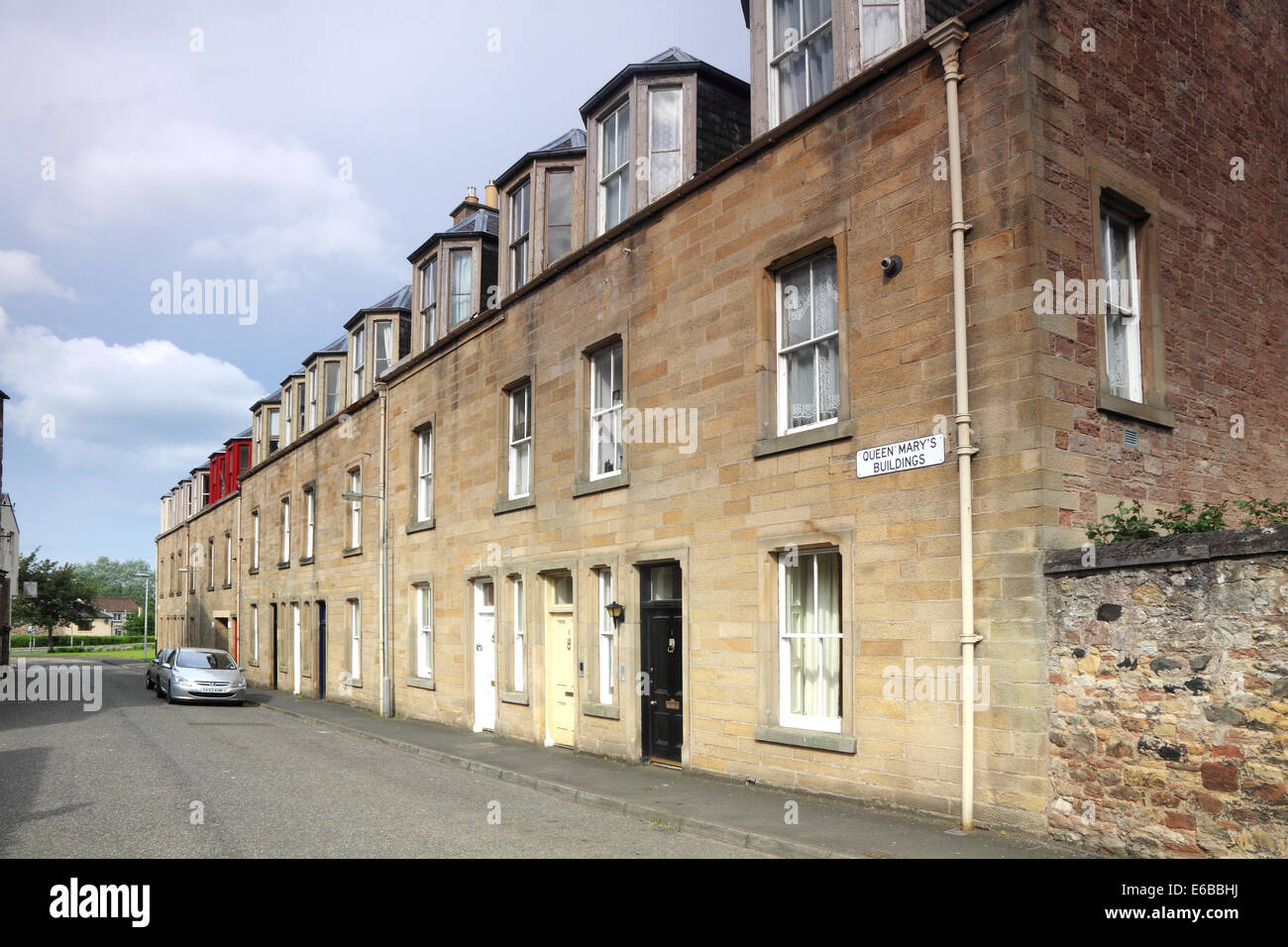 Queen Mary's Buildings, Jedburgh Stock Photo Alamy