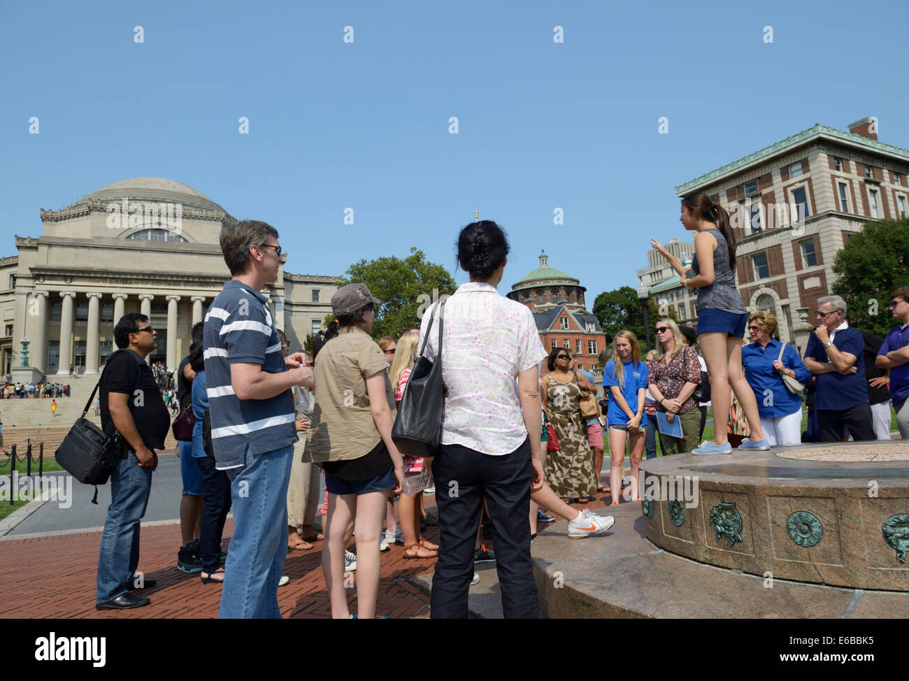 Campus tour columbia university hi-res stock photography and images - Alamy