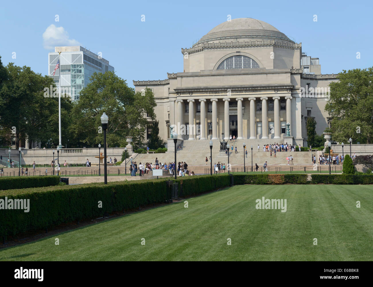 Low Memorial Library, Columbia University campus Stock Photo