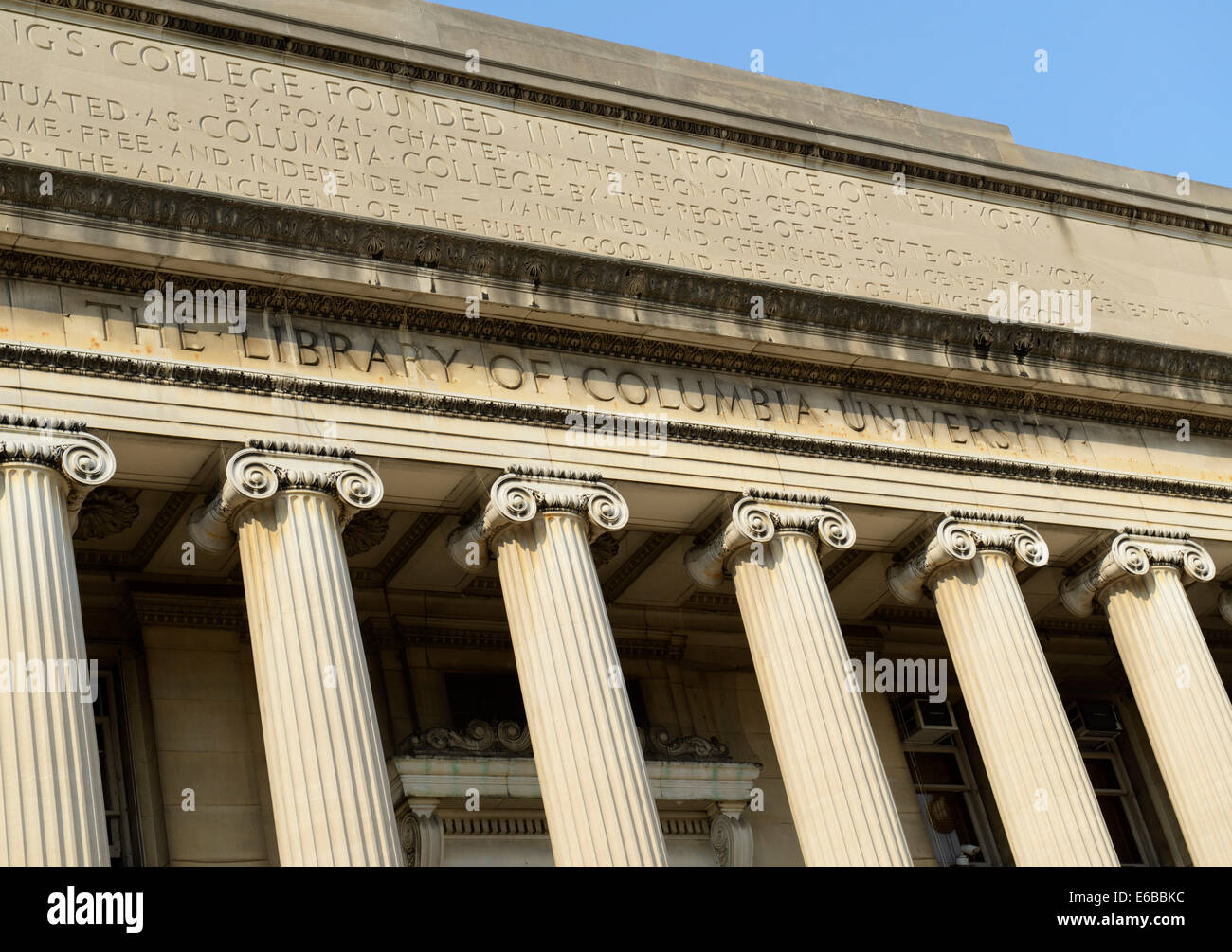 Low Memorial Library, Columbia University Stock Photo