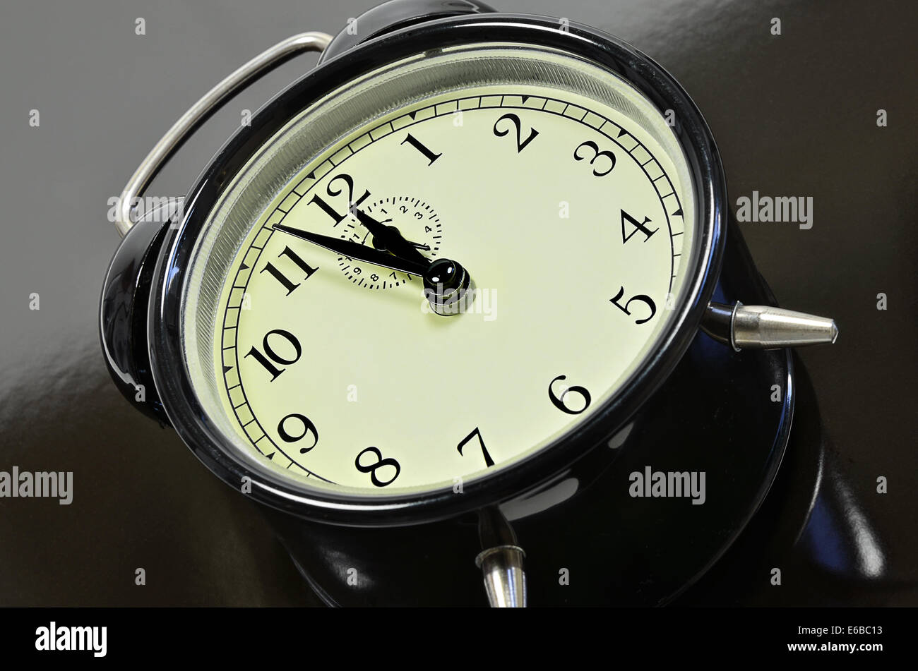 classic alarm clock, close up, full frame Stock Photo Alamy