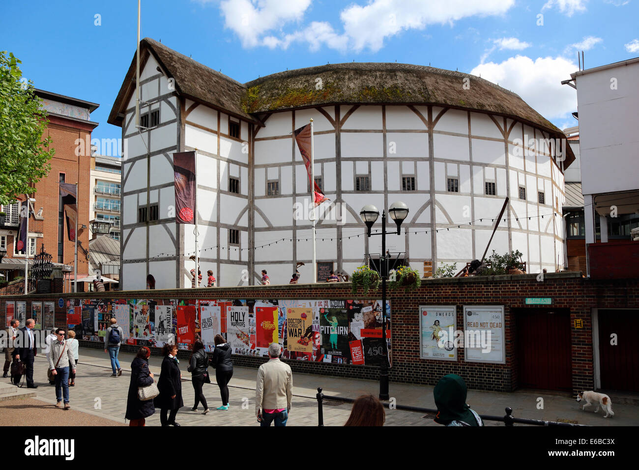 Großbritannien Great Britain London Shakespeares Globe Theatre Stock Photo
