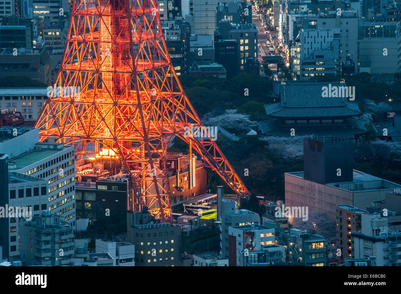 Tokyo Tower Stock Photo