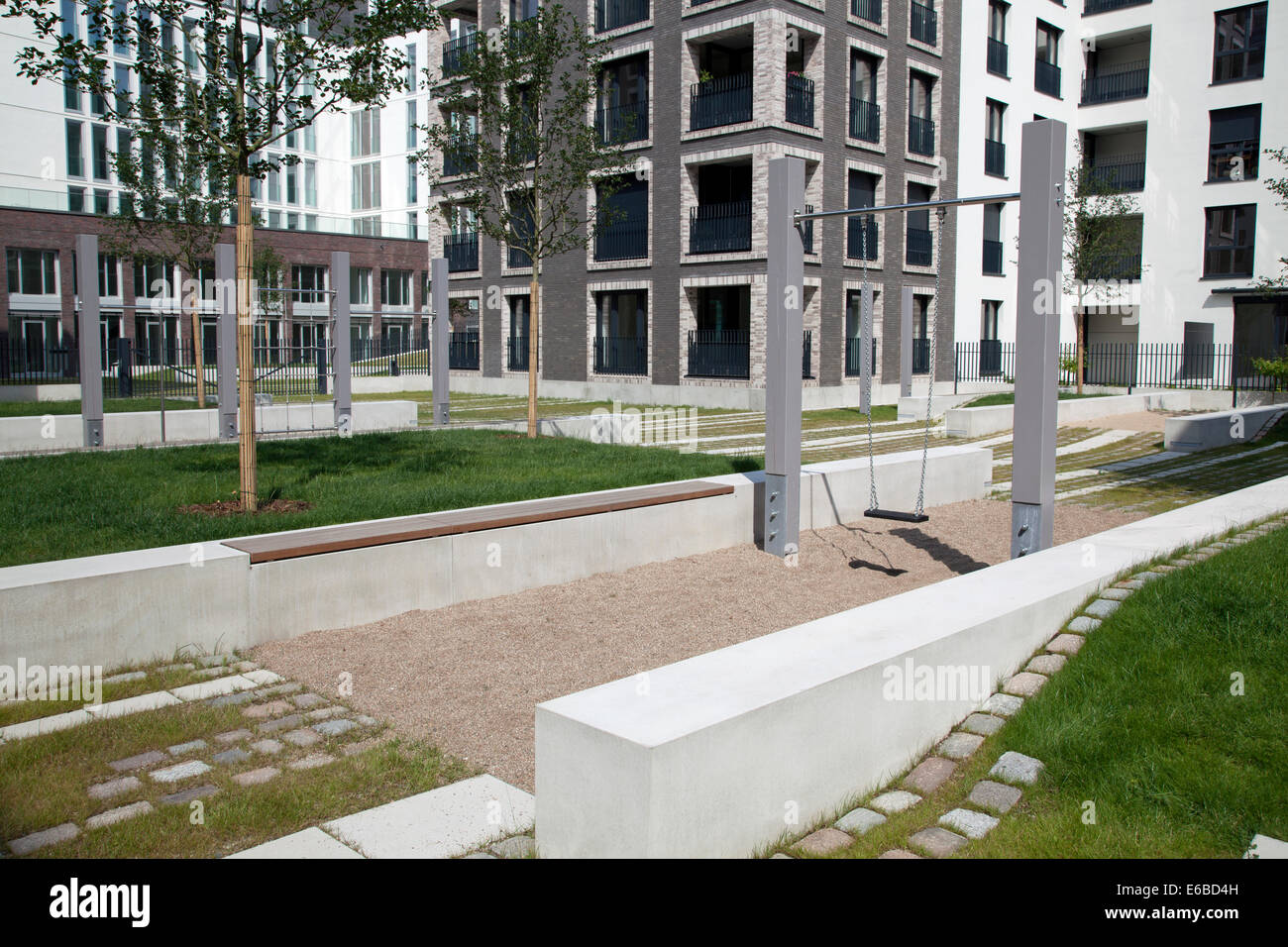 Modern apartment buildings in Hamburg, Germany Stock Photo Alamy