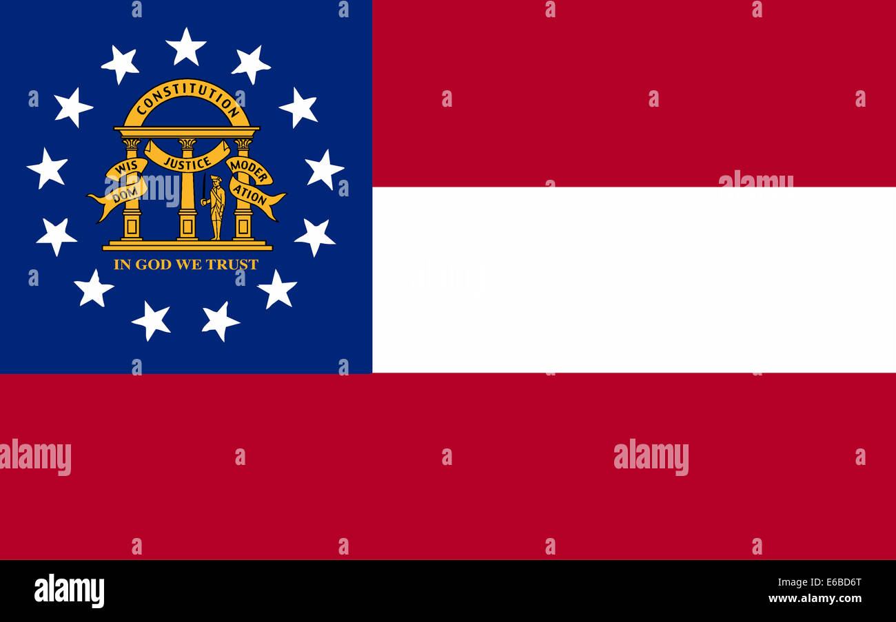 the-red-and-white-stripes-flag-of-the-united-state-georgia-stock-photo