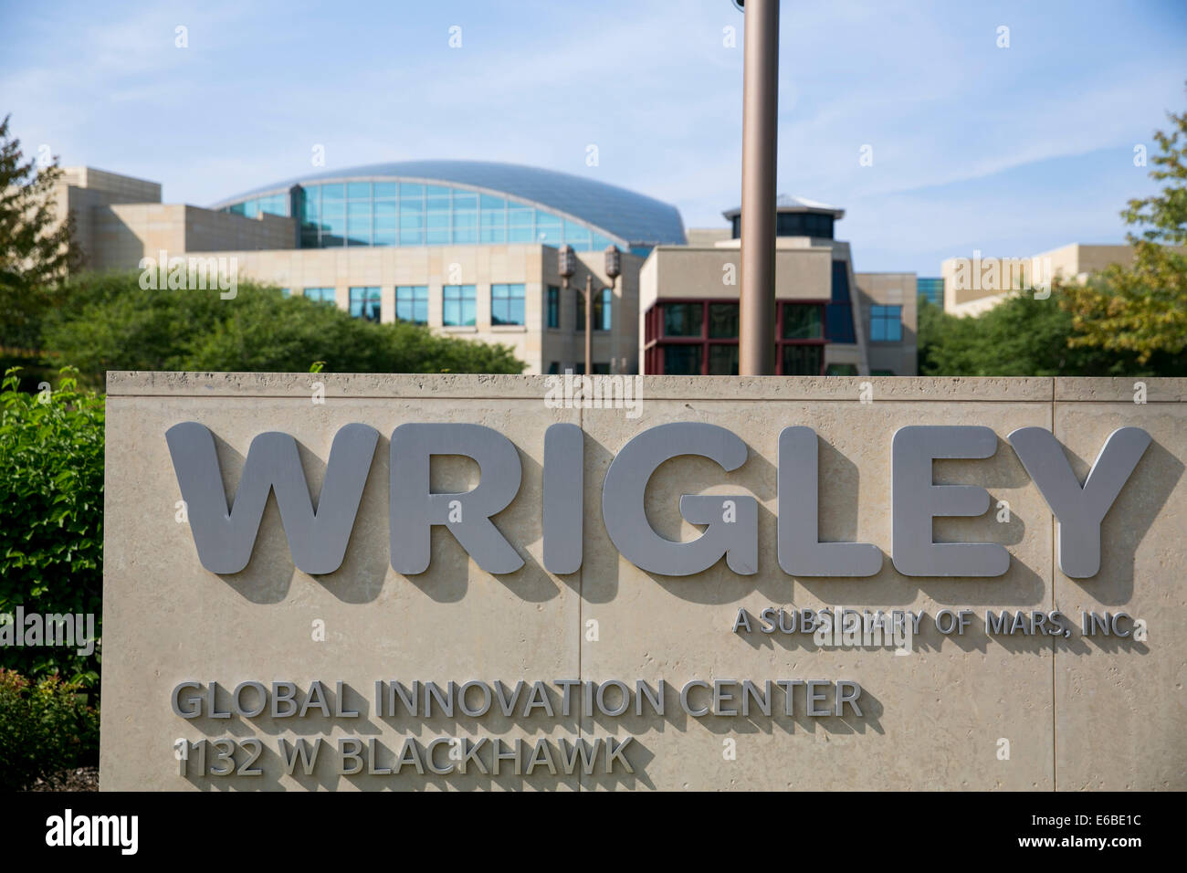 The headquarters of William Wrigley Jr. Company in Chicago, Illinois