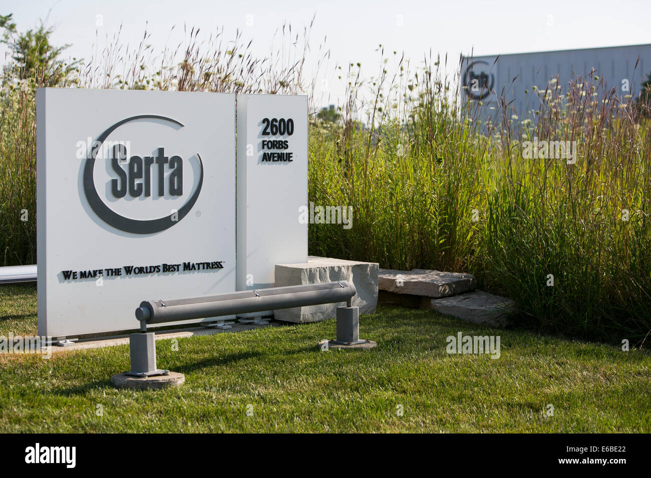 The headquarters of mattress maker Serta in Hoffman Estates, Illinois. Stock Photo