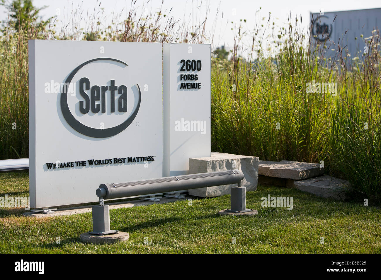 The headquarters of mattress maker Serta in Hoffman Estates, Illinois. Stock Photo