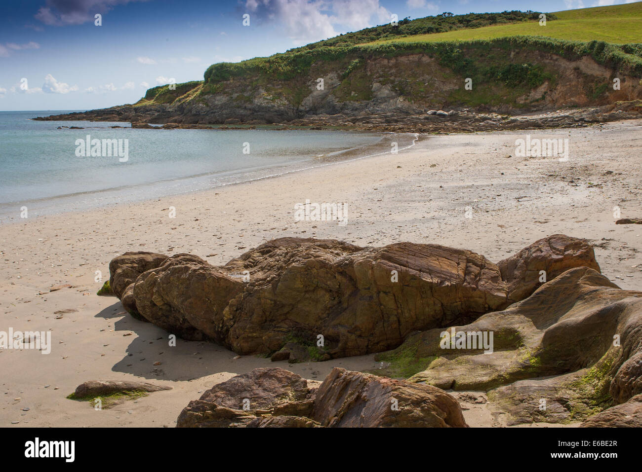 Colona Beach, Chapel Point, Cornwall, England Stock Photo