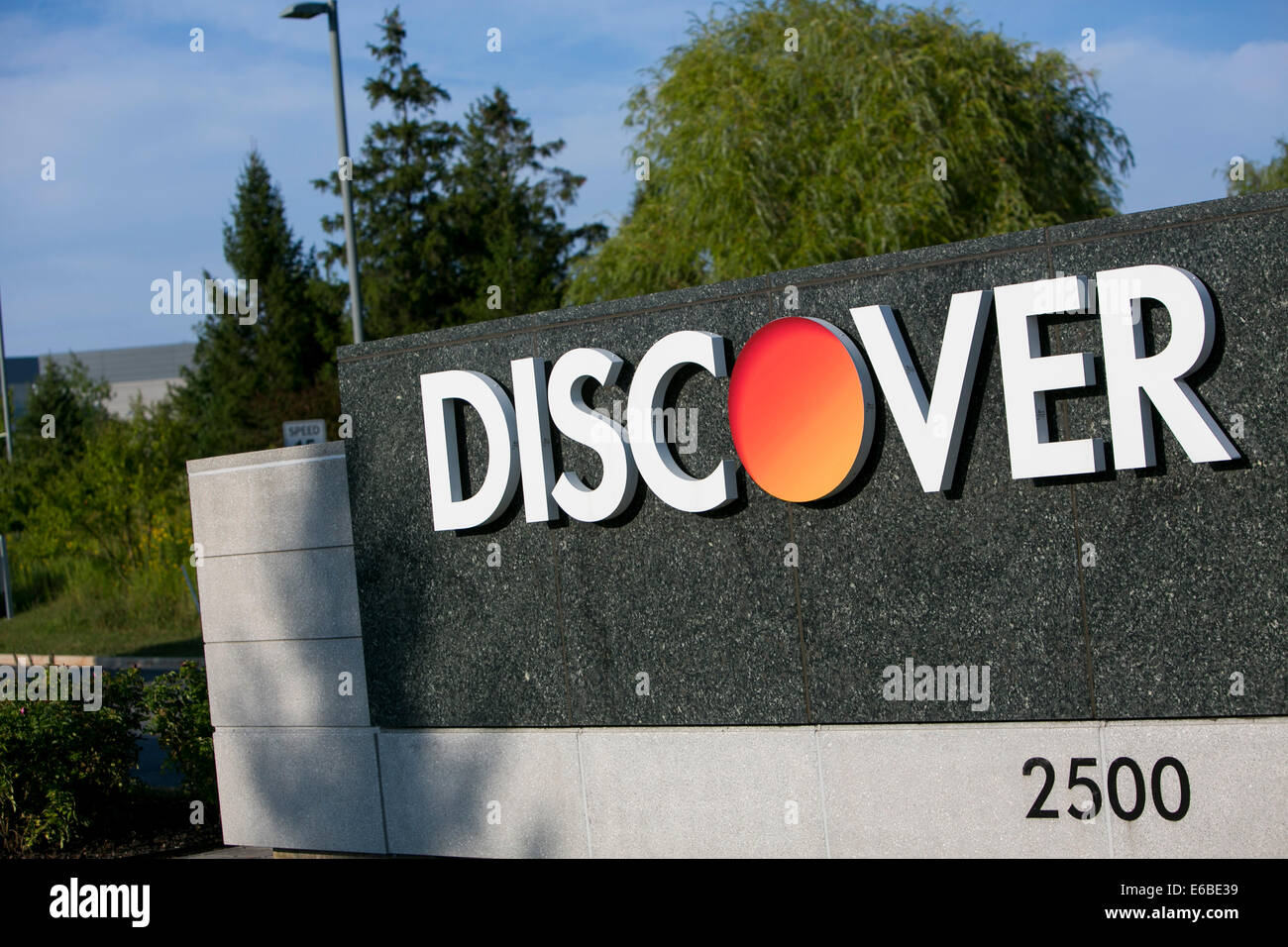 The headquarters of Discover Financial Services in Riverwoods, Illinois. Stock Photo