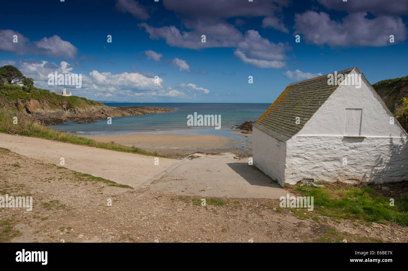 Colona Beach, Chapel Point, Cornwall, England Stock Photo