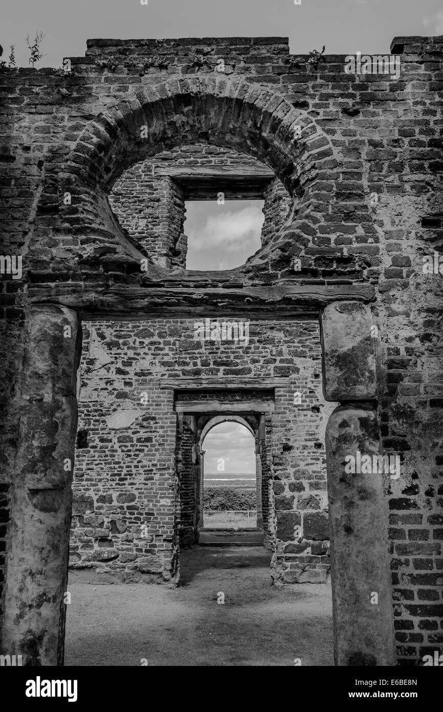 Houghton House ruins, Bedfordshire, UK Stock Photo