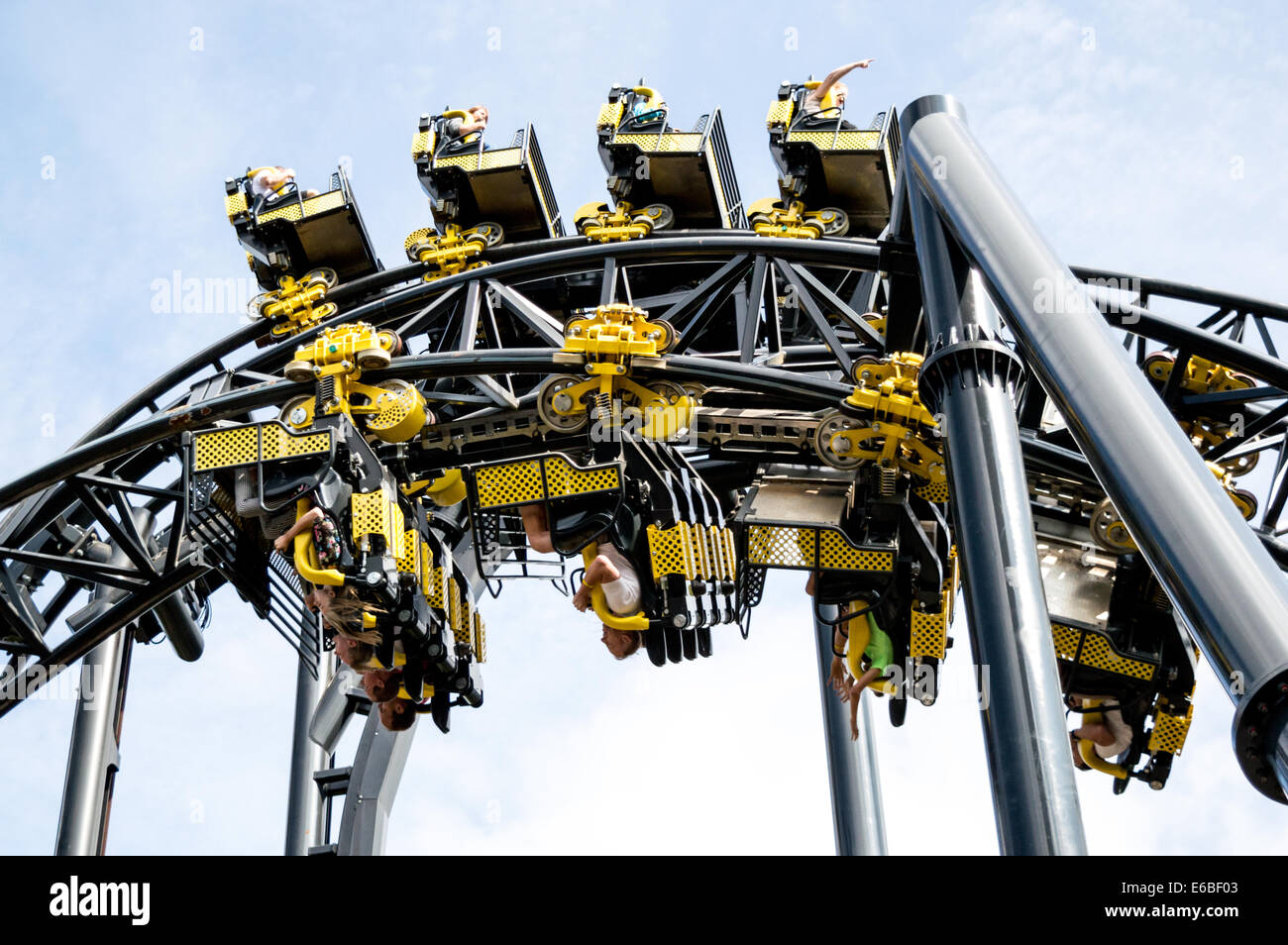 Smiler roller coaster england hi-res stock photography and images - Alamy