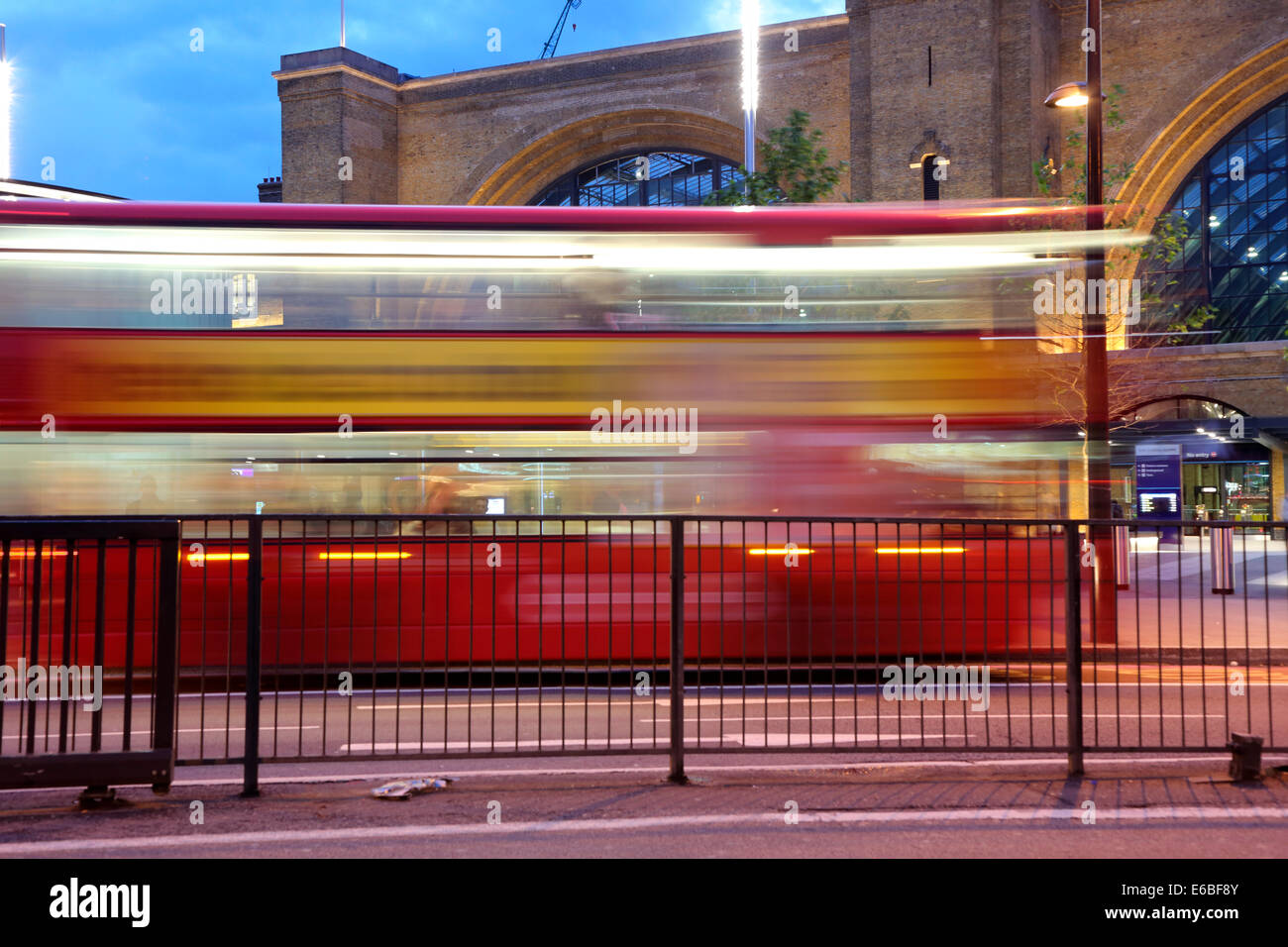 Großbritannien Great Britain London King´s Cross Station Stock Photo