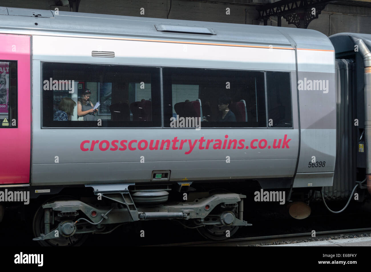 CrossCountry train at Cheltenham Spa train station Stock Photo