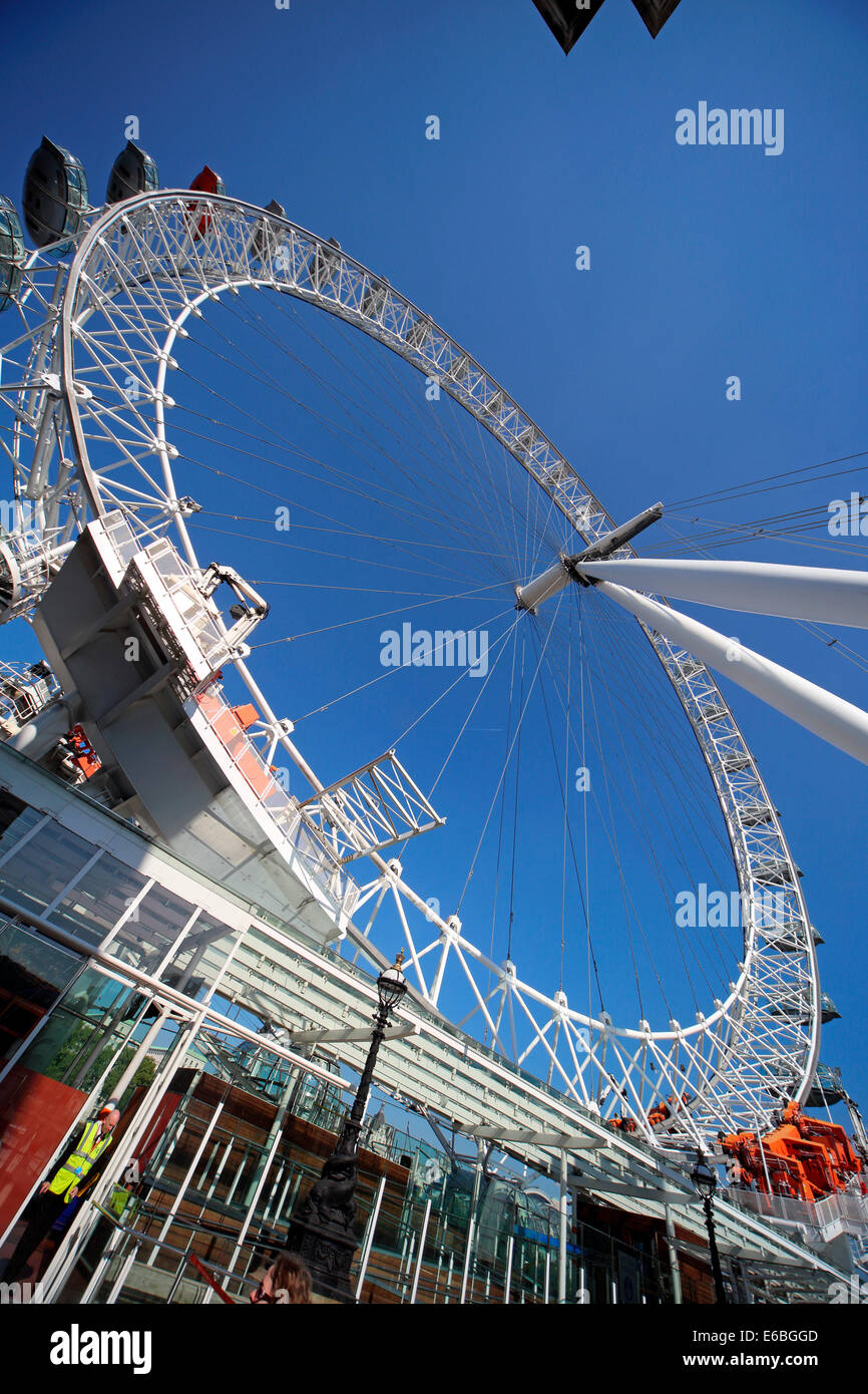 Großbritannien Great Britain London London Eye Millennium Wheel Stock Photo