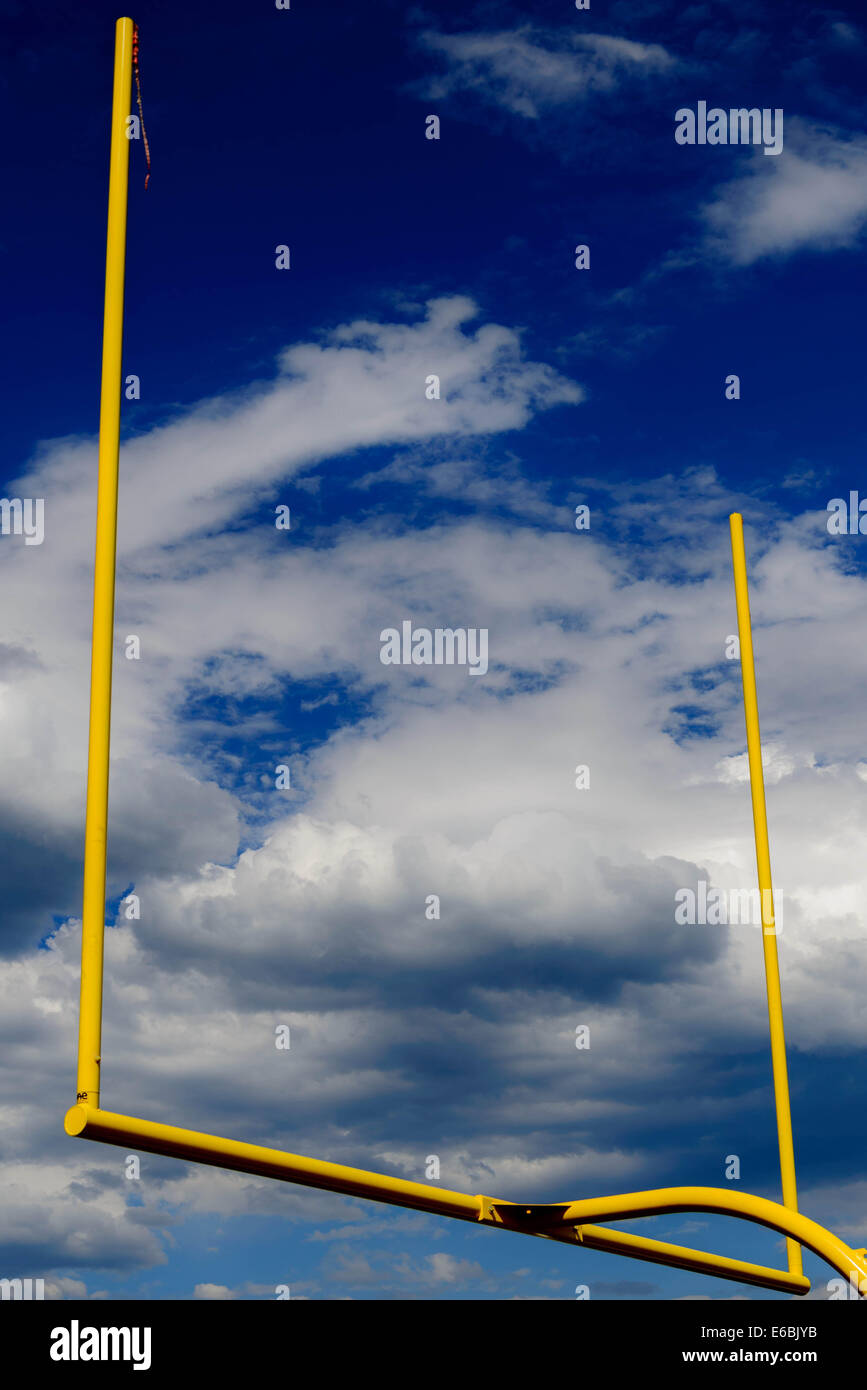 Football goal posts hires stock photography and images Alamy