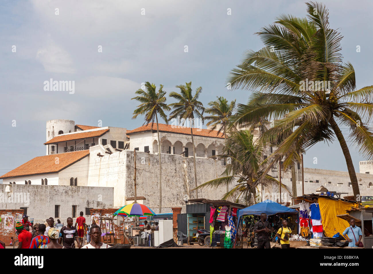 St. George's Castle, Elmina, Gold Coast, Ghana, Africa Stock Photo