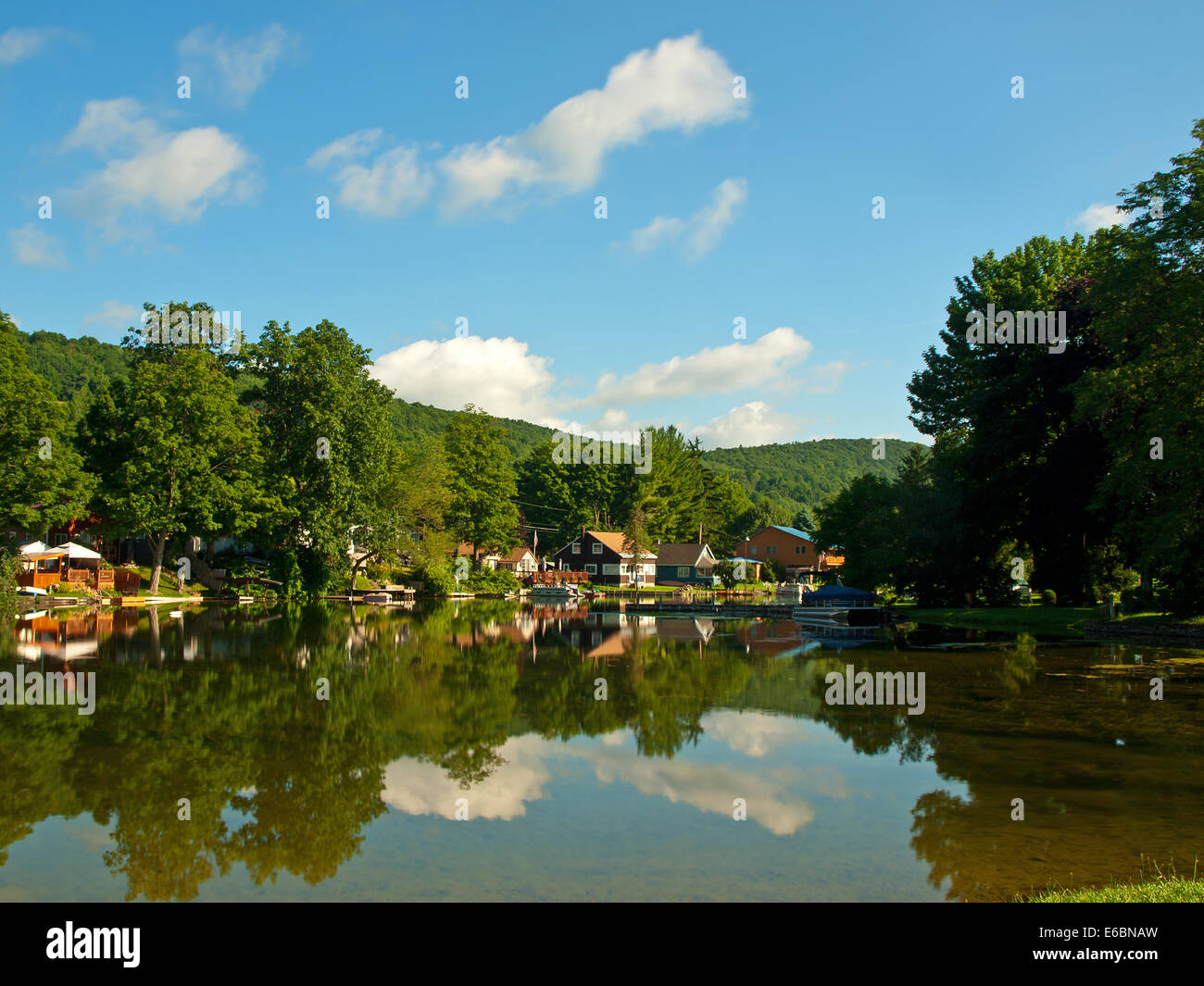 Little York Lake, New York, Cortland County Stock Photo Alamy