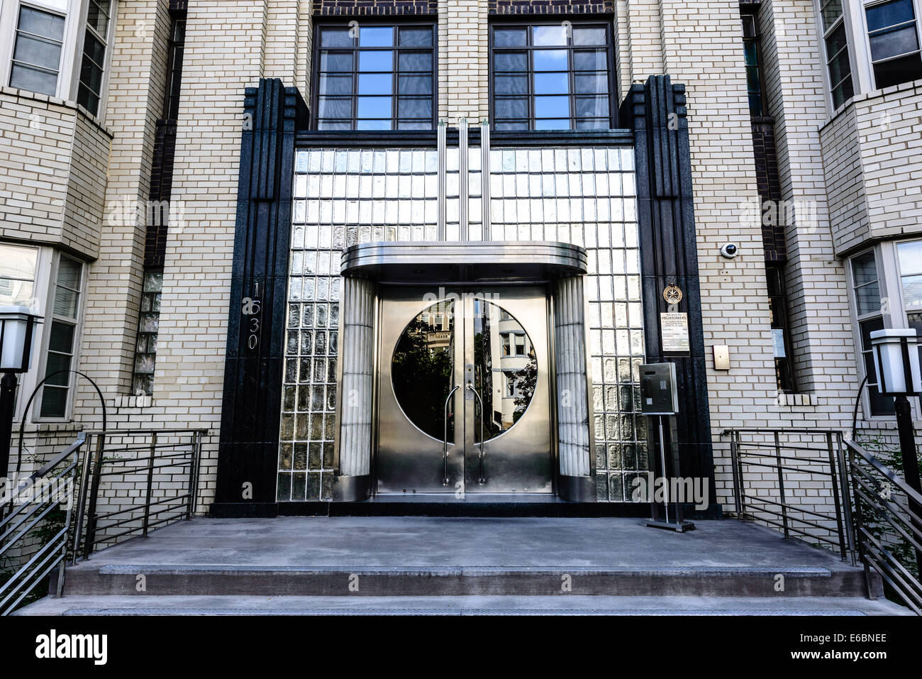 Hightowers Apartments, 1530 16th Street NW, Washington DC Stock Photo