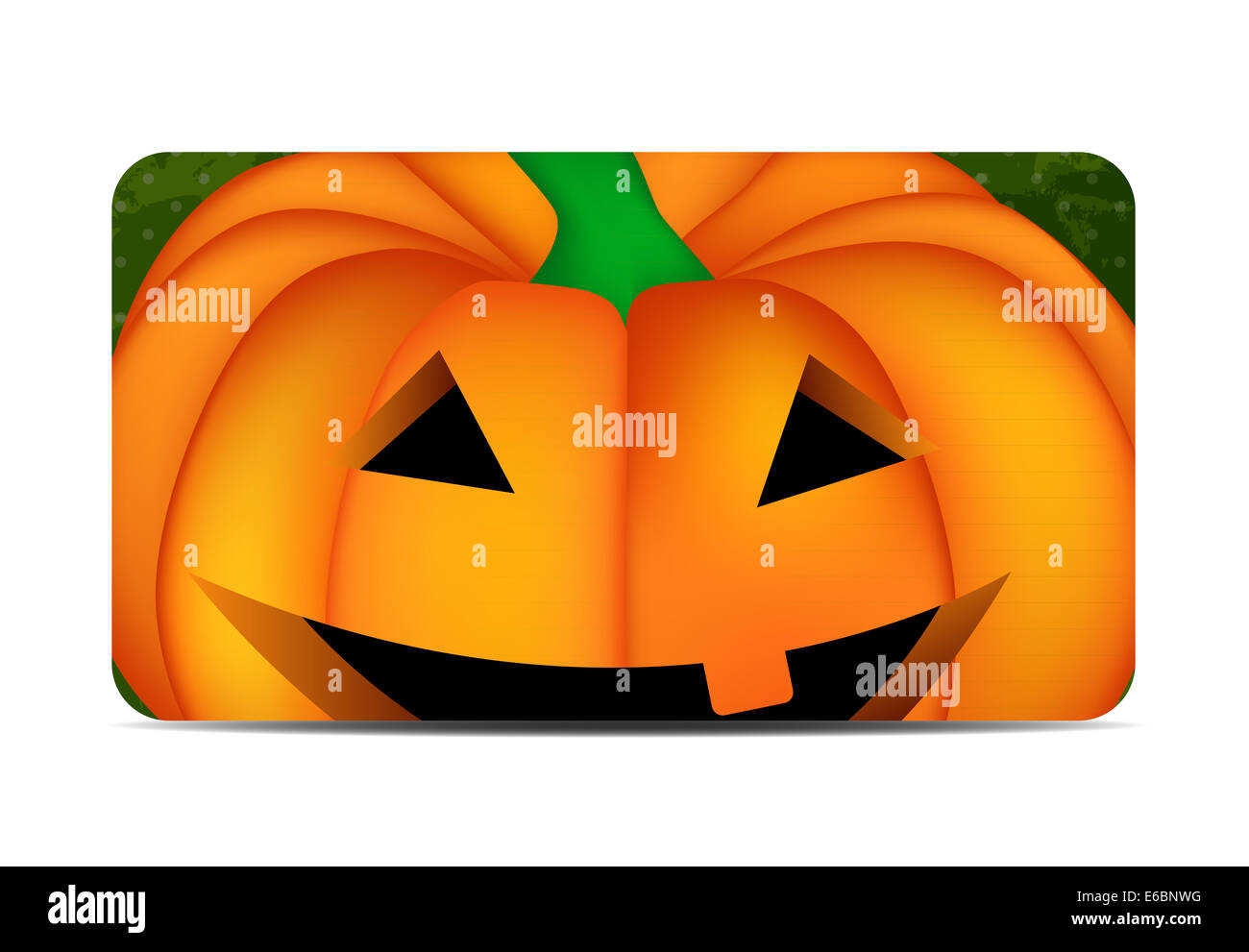 Halloween Background with Pumpkin Vector Illustration Stock Photo - Alamy