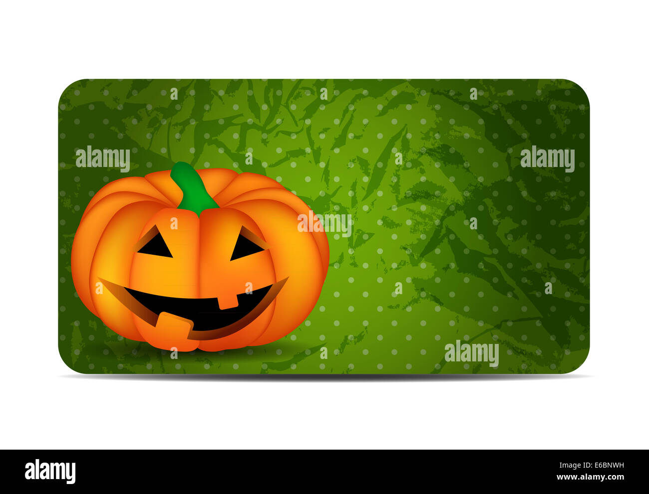 Halloween Background with Pumpkin Vector Illustration Stock Photo - Alamy