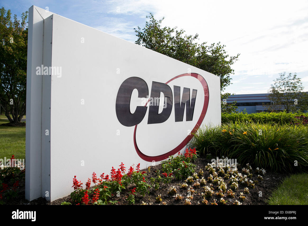 The headquarters of CDW Corporation in Vernon Hill, Illinois Stock