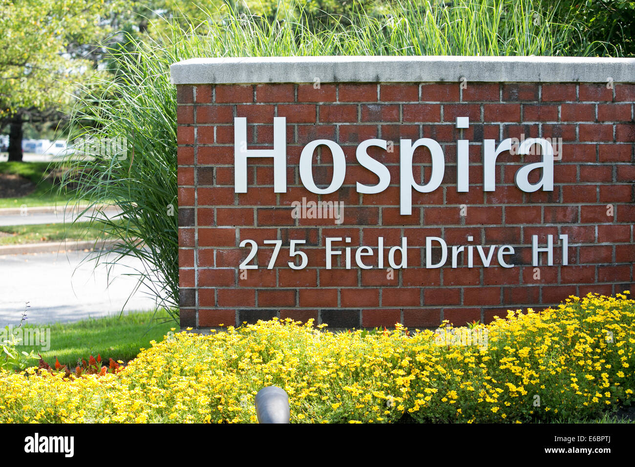 The headquarters of healthcare company Hospira in Lake Forest, Illinois