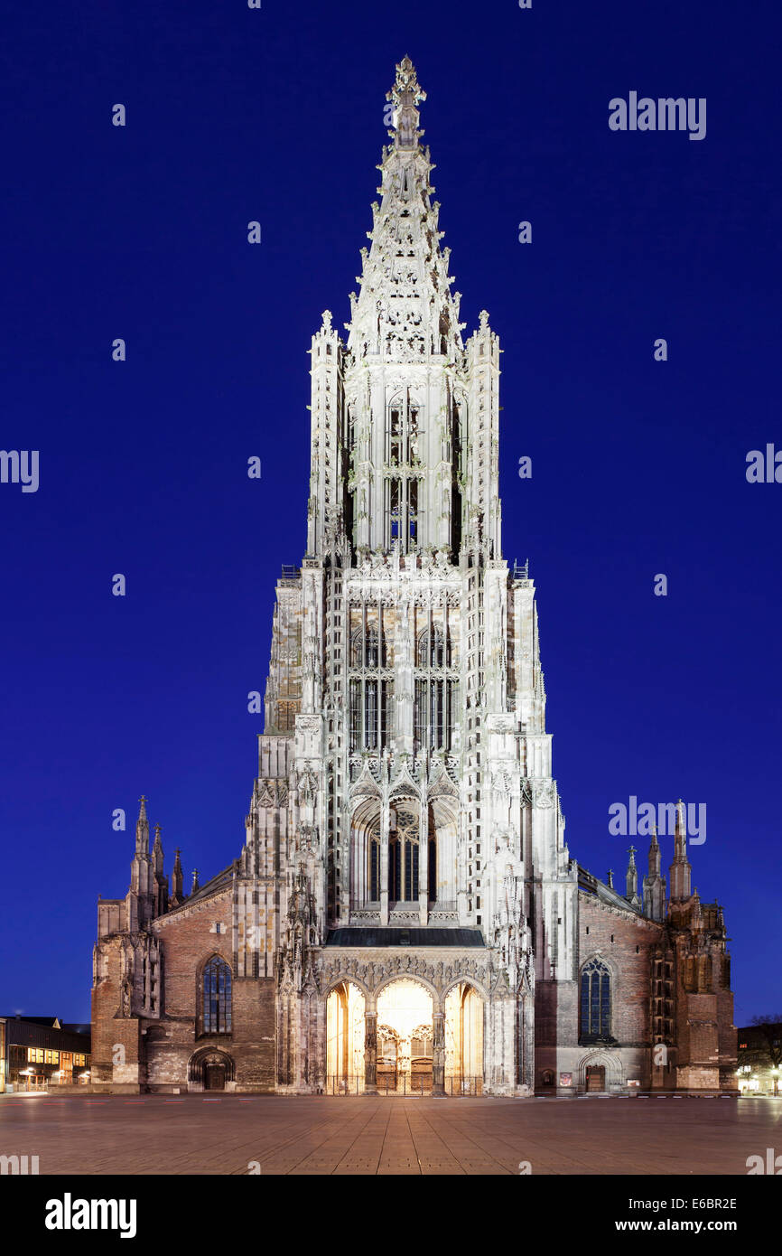 Ulm Minster, Ulm, Baden-Württemberg, Germany Stock Photo