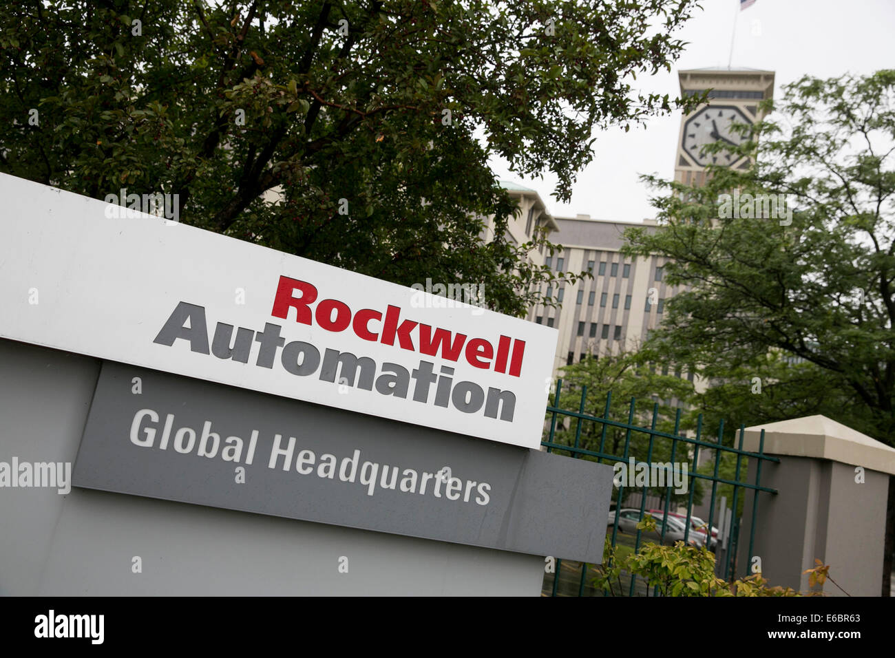 The headquarters of Rockwell Automation in Milwaukee, Wisconsin Stock