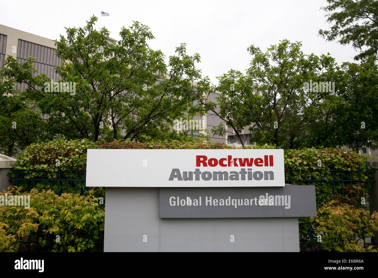 The headquarters of Rockwell Automation in Milwaukee, Wisconsin Stock
