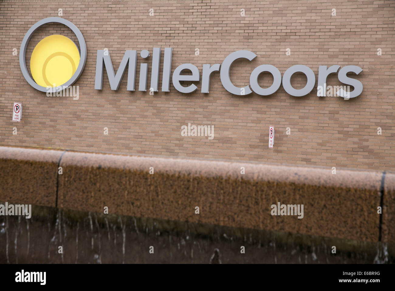 The MillerCoors brewery in Milwaukee, Wisconsin. Stock Photo