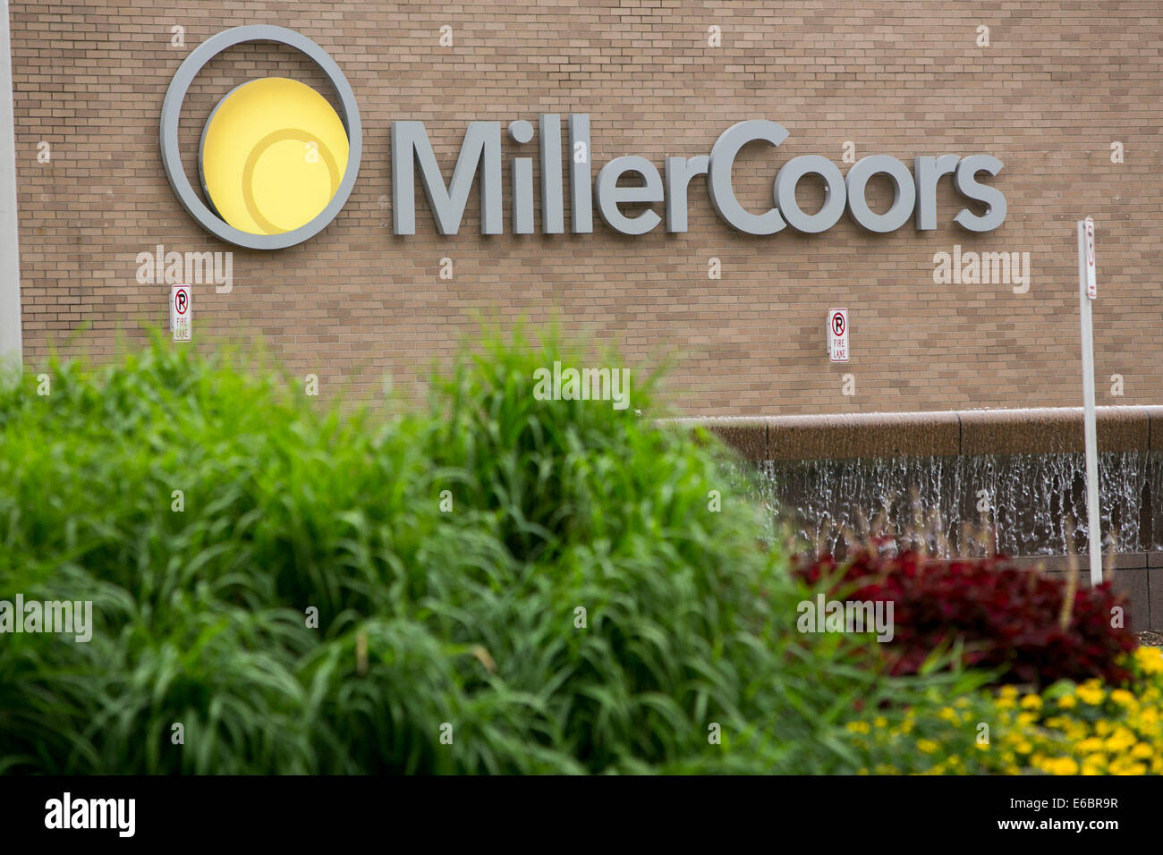 The MillerCoors brewery in Milwaukee, Wisconsin. Stock Photo