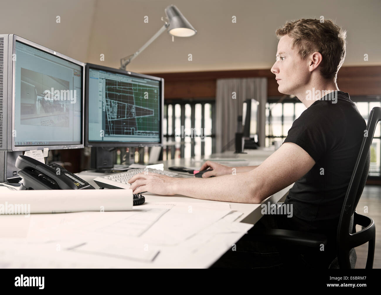 Architect planning hi-res stock photography and images - Alamy