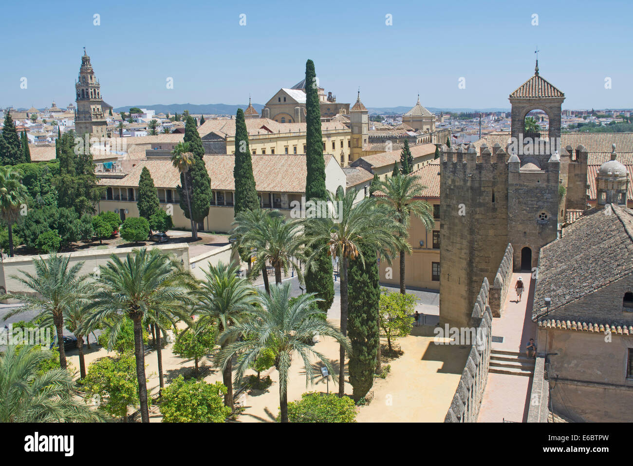 View of the The Alcazar de los Reyes Cristianos also known as Alcazar ...