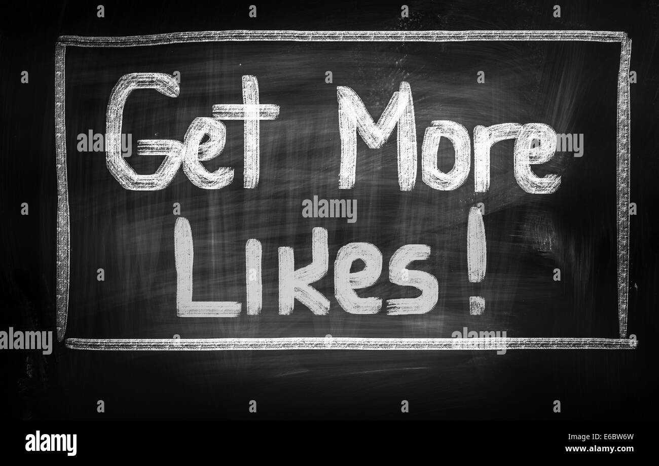 Like word handwritten chalkboard hi-res stock photography and images ...