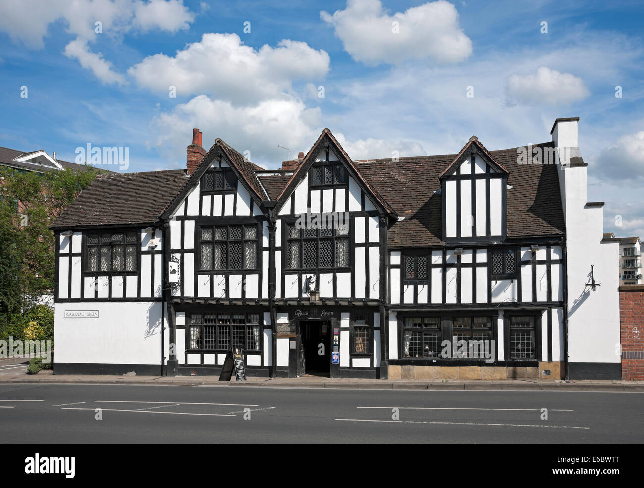 The Swan in summer Peasholme Green York North England UK United Kingdom GB Great Britain Photo - Alamy