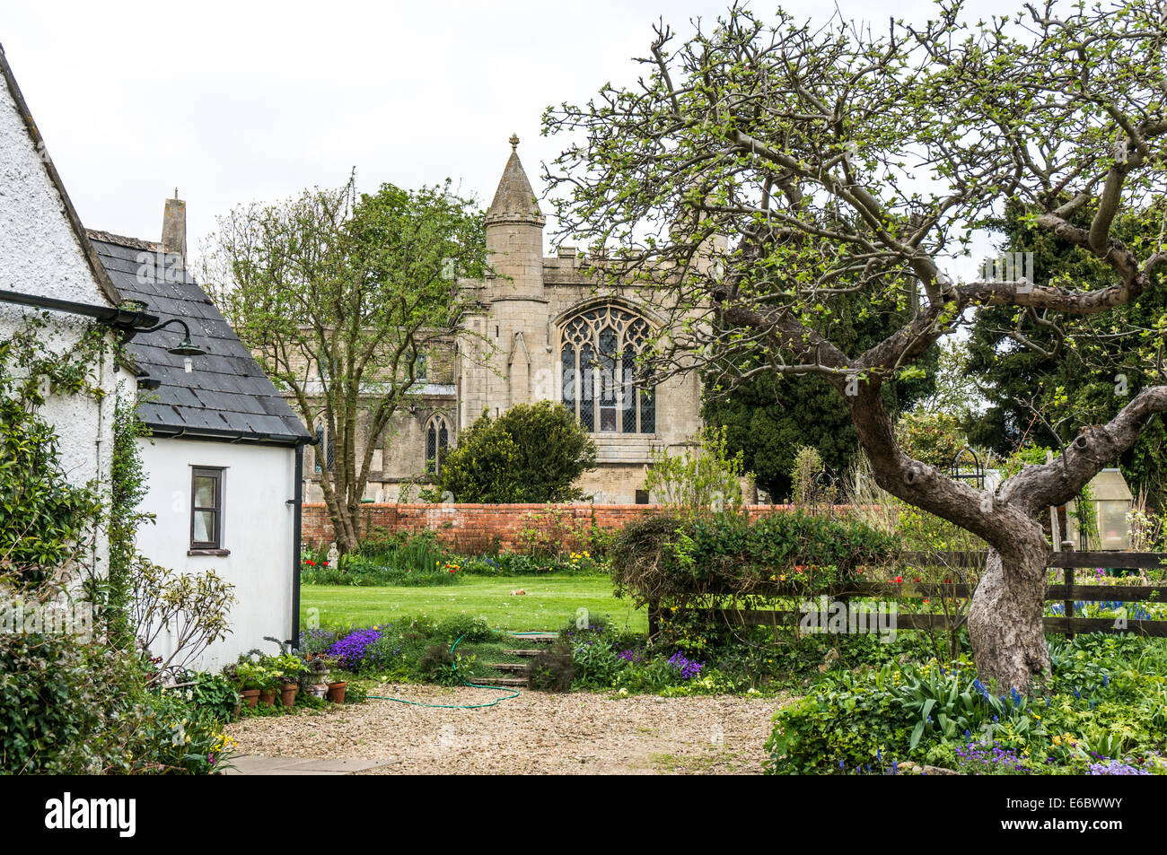 Period house next to the historic, Grade I listed, St Andrews church