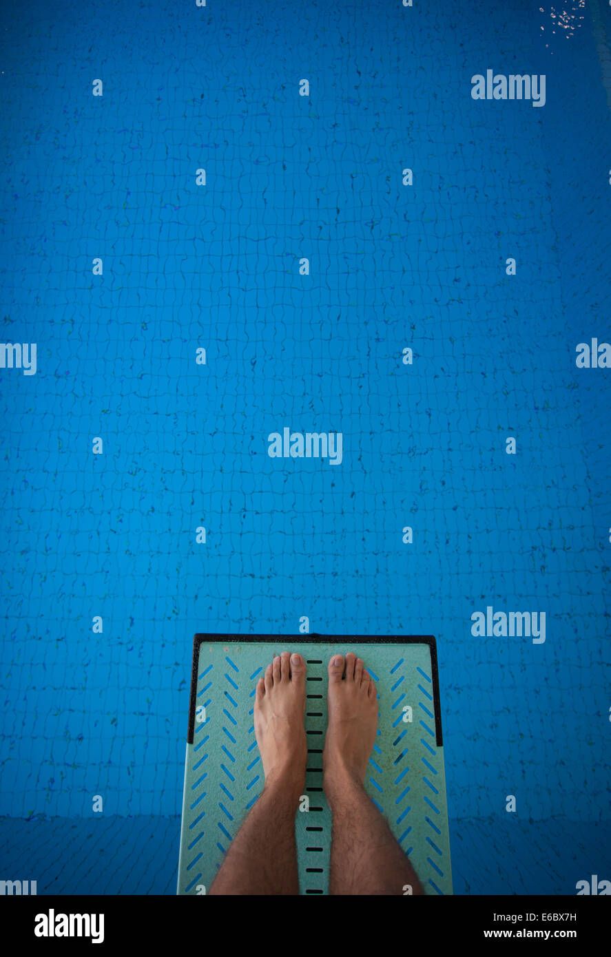 Diving Board Indoor Pool High Resolution Stock Photography and Images