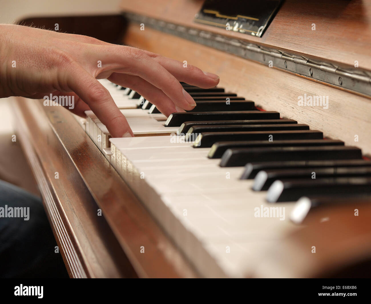 pianist,play piano Stock Photo