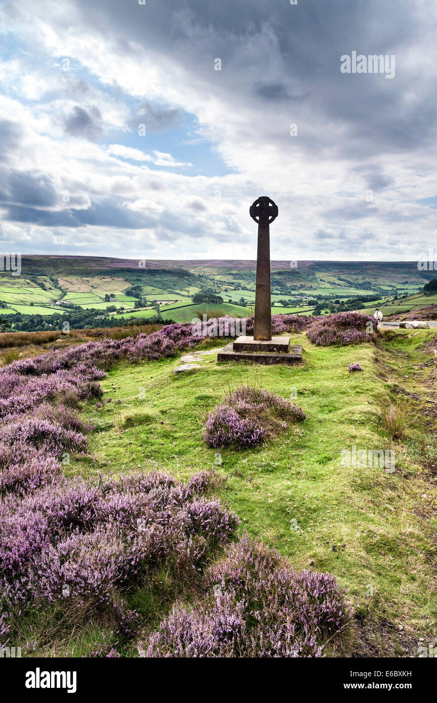 Hartoft Rigg Heather Moorland Above Rosedale Abbey High Resolution Stock Photography ...