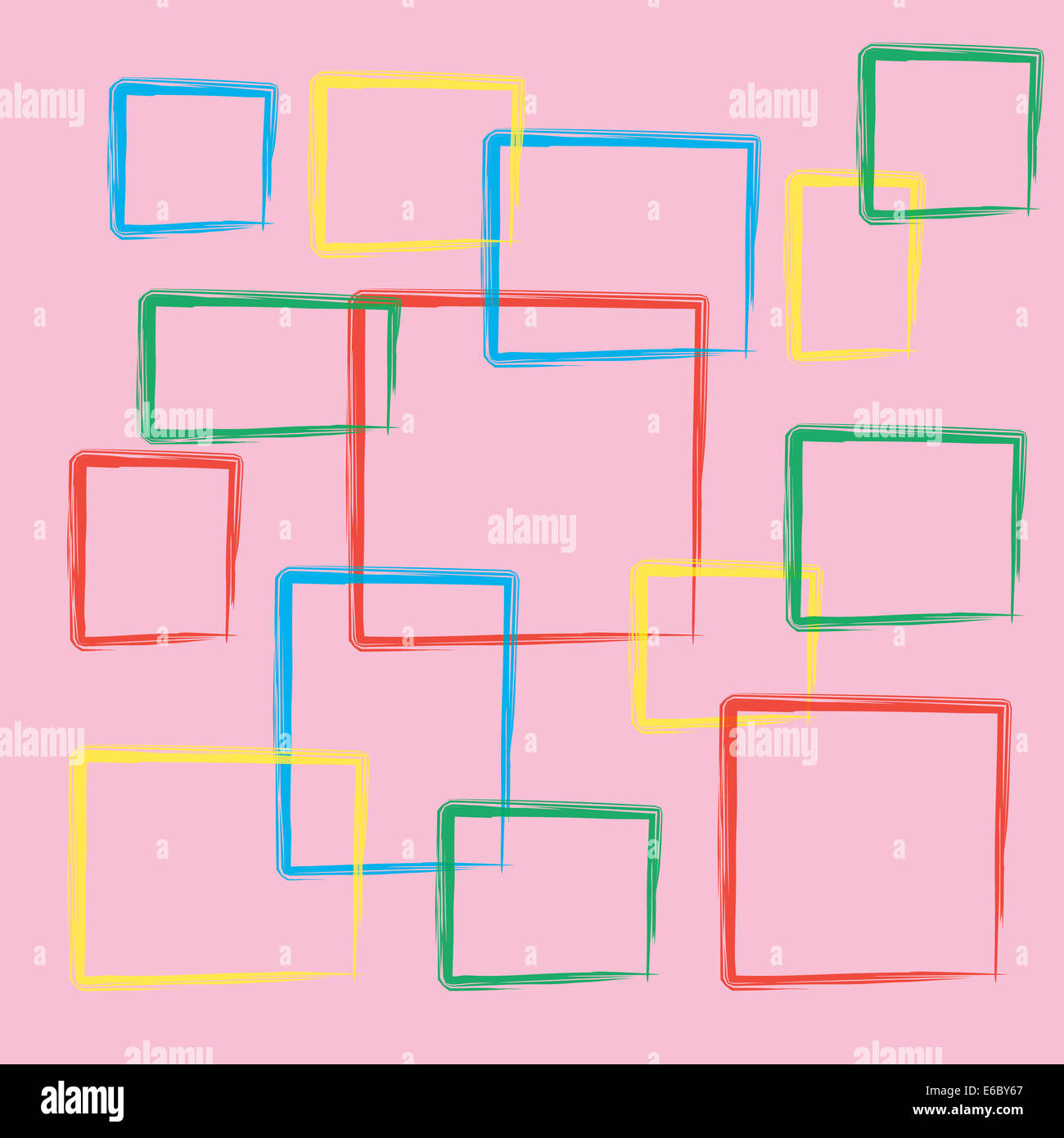Abstract pink squares background hi-res stock photography and images ...