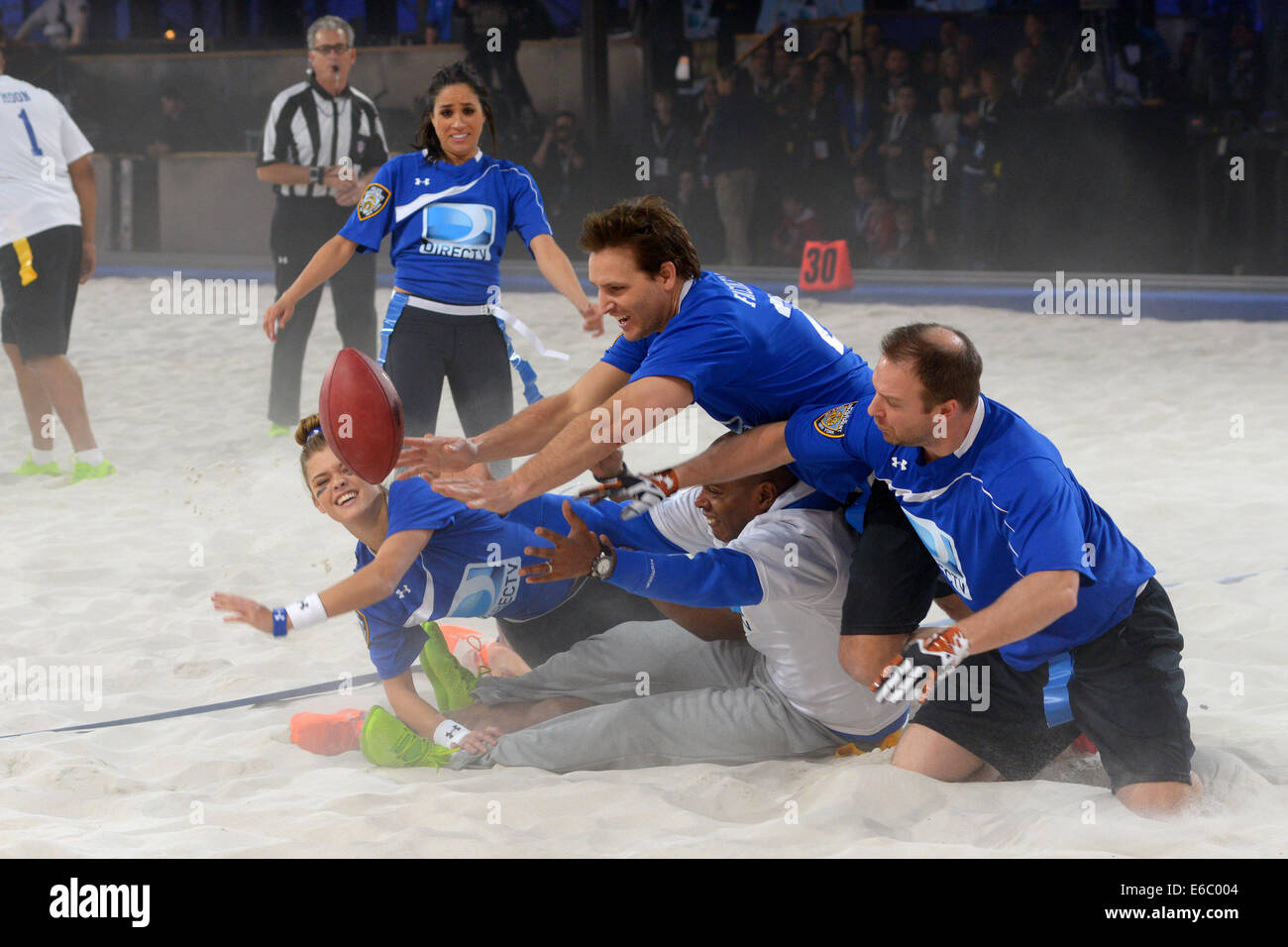 DirecTV's 8th Annual Celebrity Beach Bowl held at Pier 40 - Football Game  Featuring: Meghan Markle,Nina