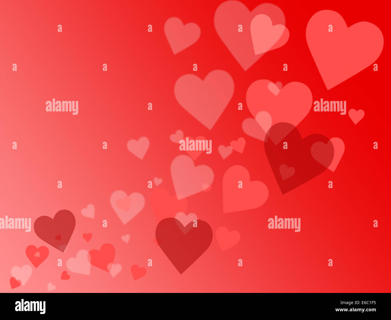 Hearts Background Indicating Valentines Day And Romantic Stock Photo ...