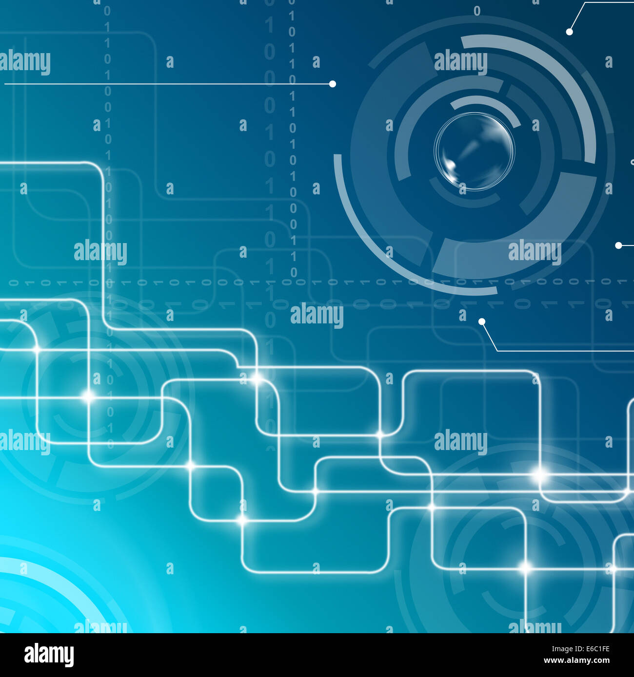 Technology Data Representing Facts Knowledge And Blue Stock Photo - Alamy