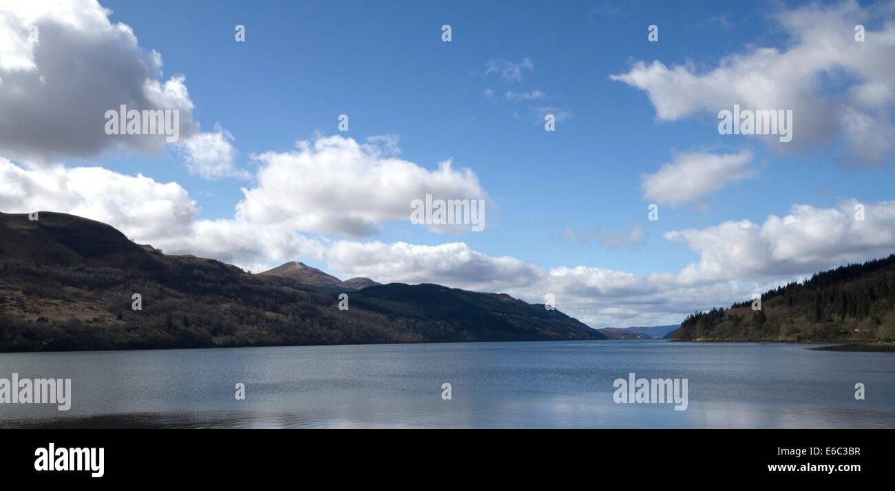 Loch Long at Arrochar in the Scottish Highlands Stock Photo